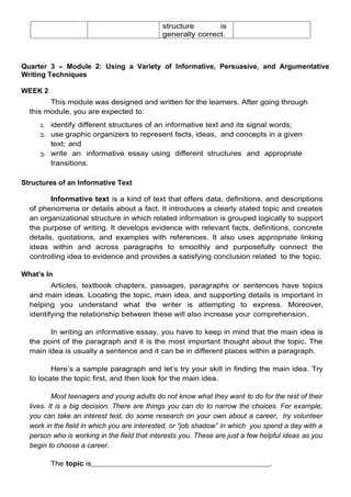 Quarter 3- Lesson 1-8 with Learning Activity Sheet | DOCX