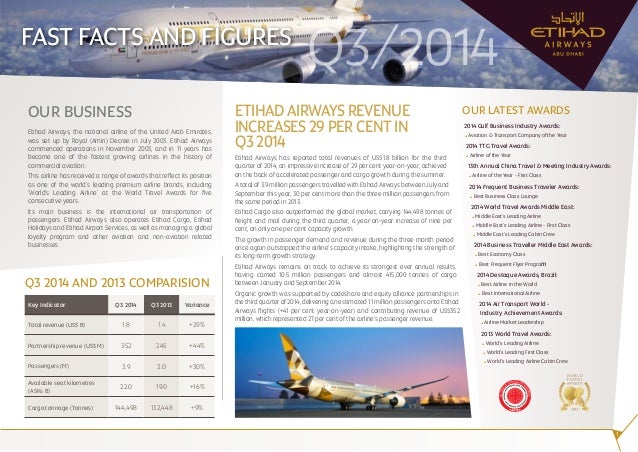 etihad airways fast facts figures q3 2014 etihad airways frequent flyer enrollment