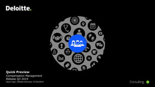 Quick Preview
Compensation Management
Release Q3 2019
Hazal Yagci, Deloitte Germany, 07/24/2019
 
