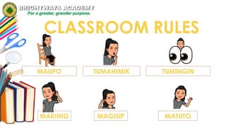 Rules In Tagalog Q3 - Kindergarten Filipino - Lesson 2 - Katinig Hh at Ll.pptx