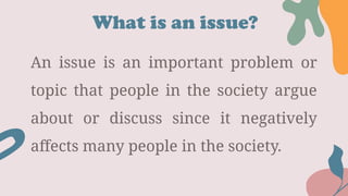 Q3-SOCIAL-MORAL-ECONOMIC-ISSUES grade 8 learners | PPTX
