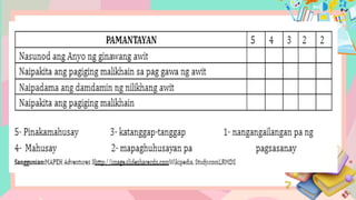 QUARTER 3, WEEK 3, MAPEH LESSON/PRESENATION