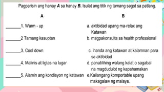 QUARTER 3, WEEK 3, MAPEH LESSON/PRESENATION