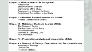 Research Writing Chapter One Tutorial Comprehensive Guide to Writing Chapter 1: The Problem and Its ...