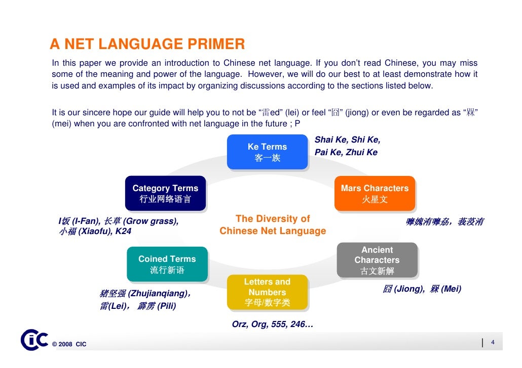 Q3 Wp Topic Three The Diversity Of Chinese Net Language