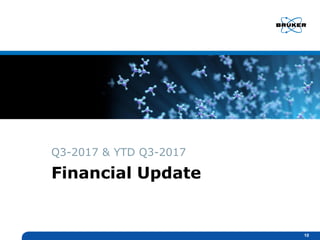 Financial Update
Q3-2017 & YTD Q3-2017
10
 