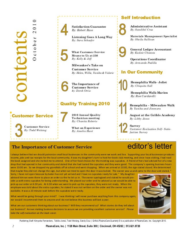 Company Quarterly Newsletter