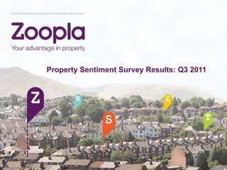 Property Sentiment Survey Results: Q3 2011 