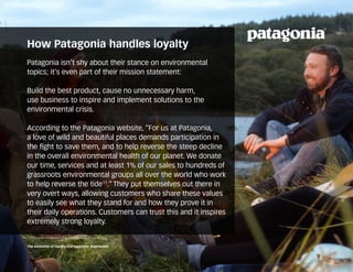 The evolution of loyalty and customer experience
Patagonia isn’t shy about their stance on environmental
topics; it’s even...