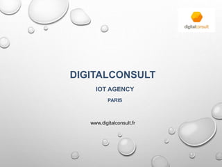DIGITALCONSULT
IOT AGENCY
PARIS
www.digitalconsult.fr
 