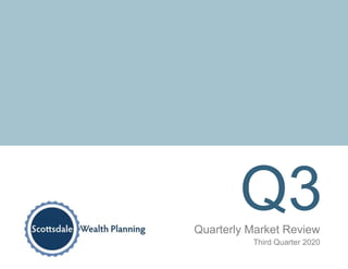 Q3Quarterly Market Review
Third Quarter 2020
 