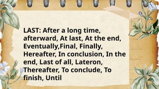 Even Later Comprehending Informational Texts and Expressing Ideas in English: Week ...