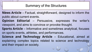 Q3 G8 Lesson 1 TYPES OF JOURNALISTIC TEXTS.pptx