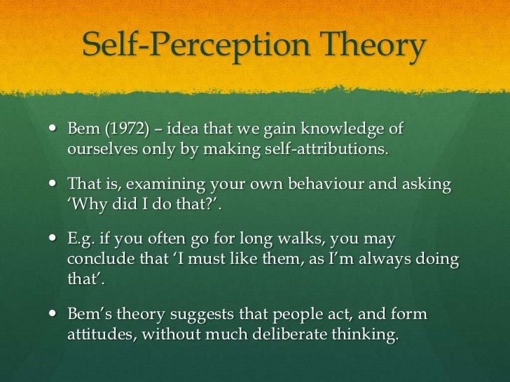 self perception definition self perception definition