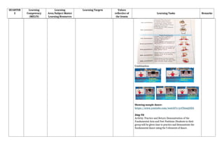 Quarter 3 Learning Plan in Health and PE 4.docx