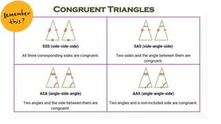 Congruent Triangles
 