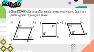 Q3_Parallelogram.pptx Mathematics 9 Quarter 3 module 9
