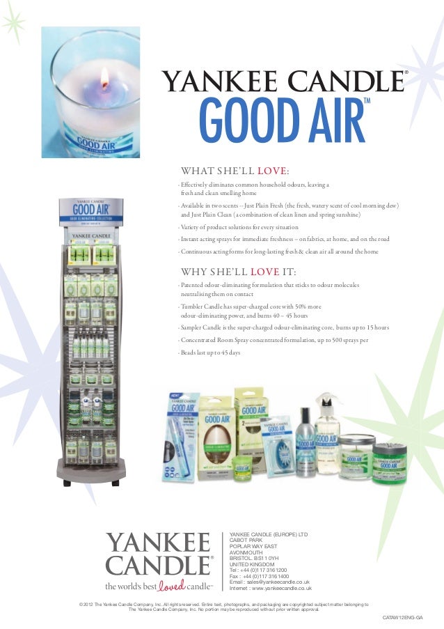 Yankee Candles Good Air
