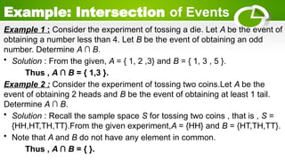 Q3_Sample Events, Intersection, Union, Complement of Events....pptx