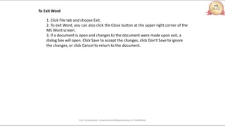 MS Word Tables | PPTX
