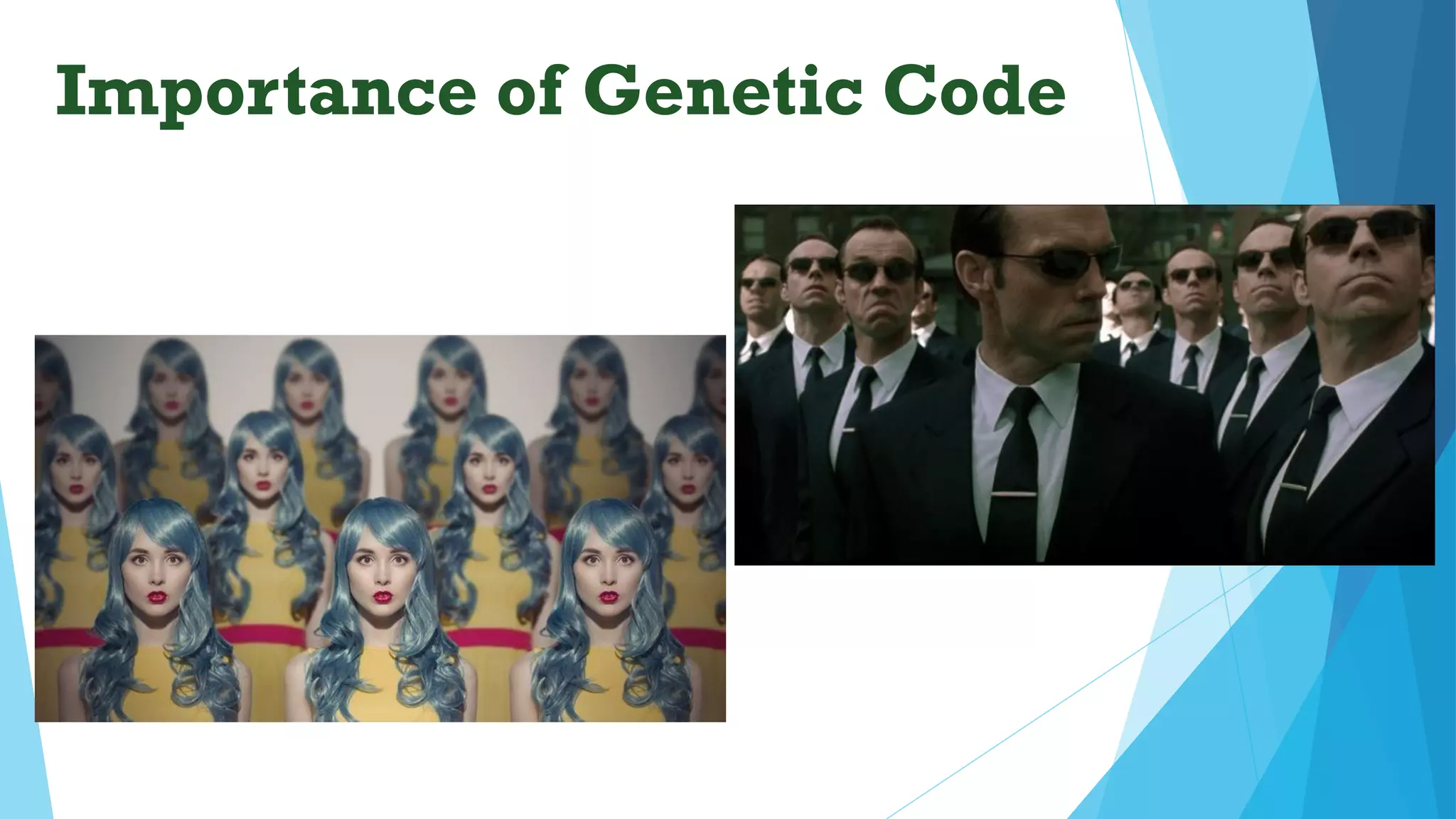 Importance of Genetic Code
 