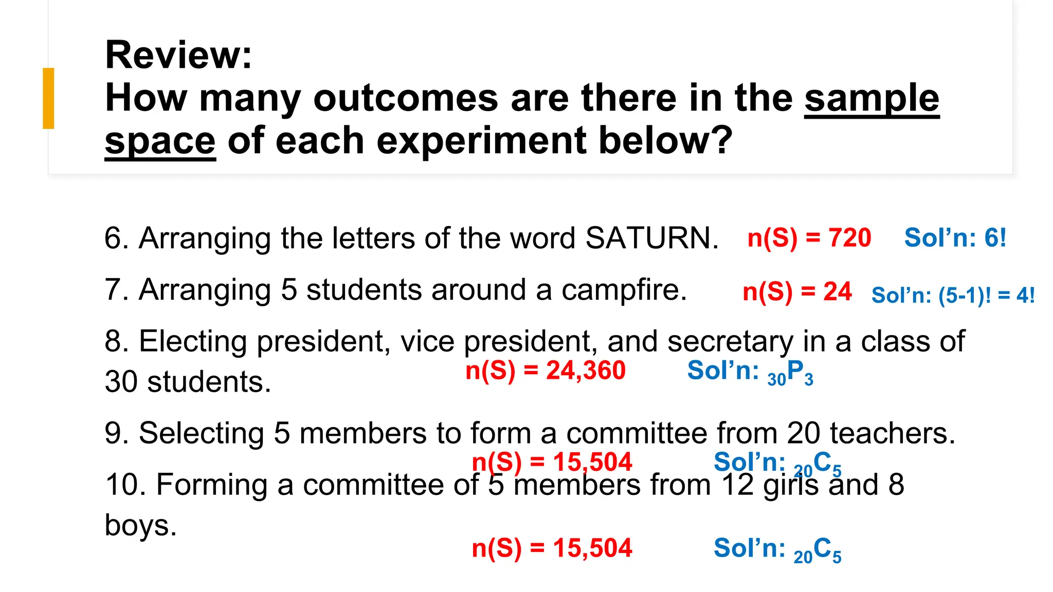 Probability Grade 10 Third Quarter Lessons | PPTX