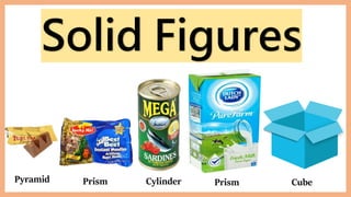 Pyramid Prism Prism
Cylinder Cube
Solid Figures
 