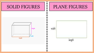 SOLID FIGURES PLANE FIGURES
 
