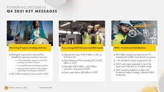 Shell plc fourth quarter 2021 results slides | PDF
