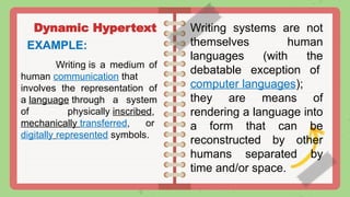 Week 2.Identifying Hypertext: Group Activity | PPTX