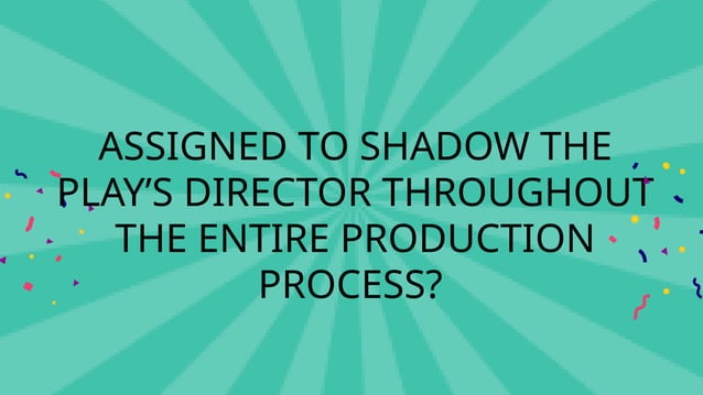 LESSON GRADE 10 ARTS - ROLES IN A PRODUCTION STAGE | PPTX