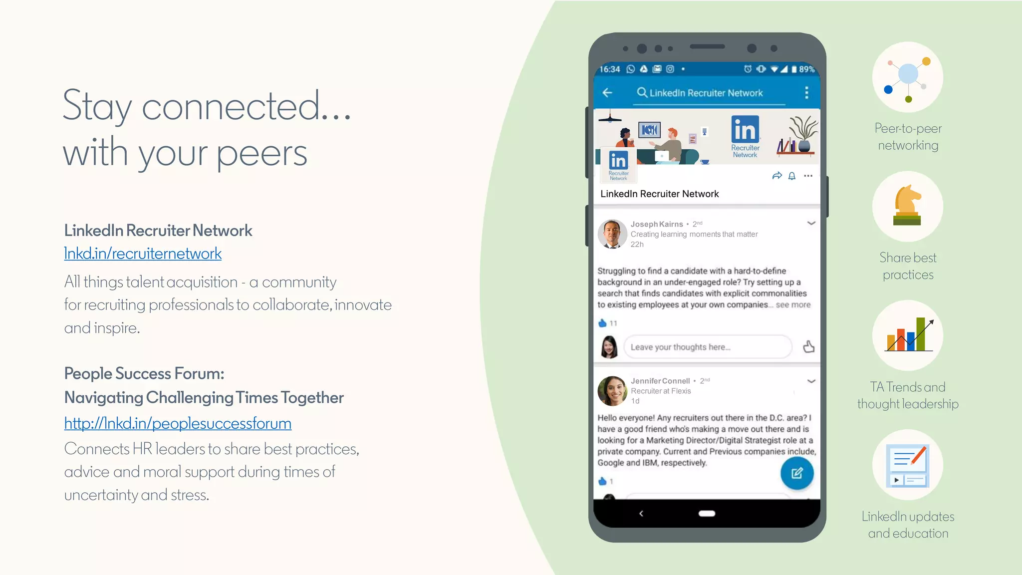 JosephKairns • 2nd
Creating learning moments that matter
22h
JenniferConnell • 2nd
Recruiter at Flexis
1d
 