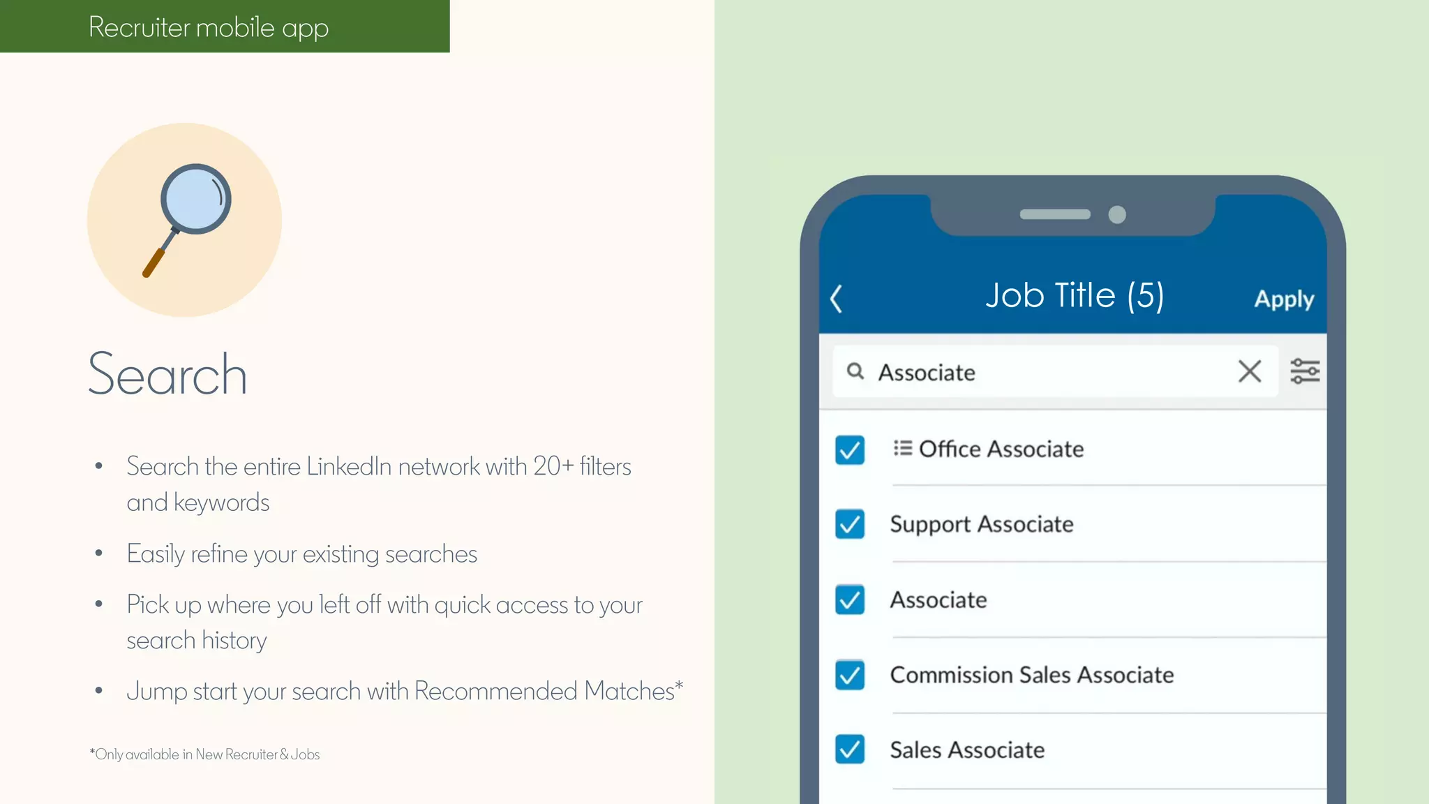 •
•
•
•
Job Title (5)
 