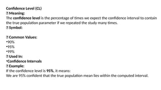Program Management Confidence Level Example Comprehensive Guide to Computing Confidence Intervals for Population ...
