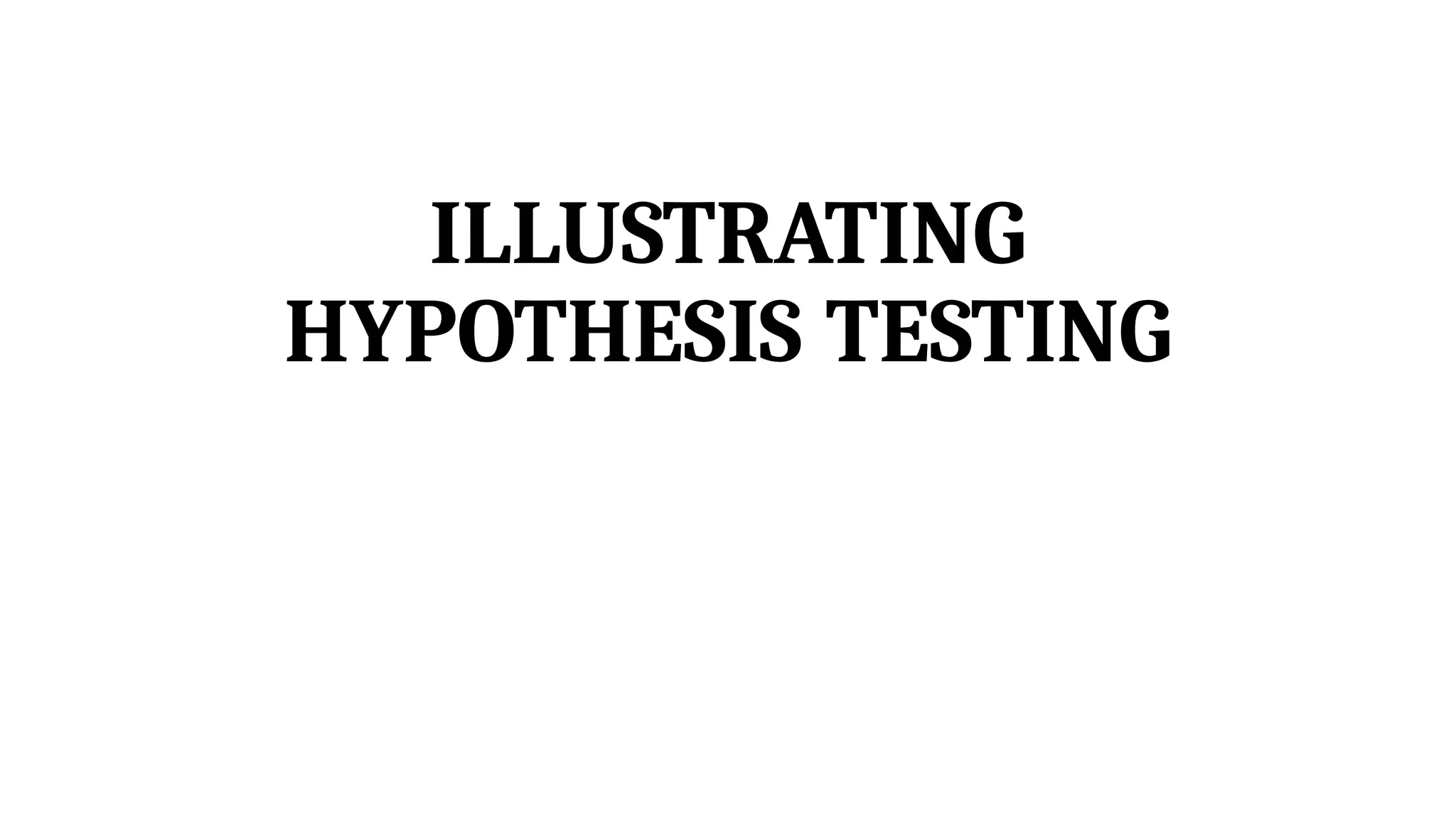 Comprehensive Guide to Hypothesis Testing in Statistics | PPTX