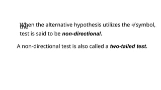 Comprehensive Guide to Hypothesis Testing in Statistics | PPTX