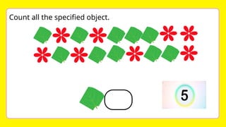 Count all the specified object.
 