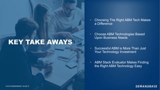 Jason Stack Abm Get Real: Evaluating Your ABM Tech Stack for Maximum ROI | PDF