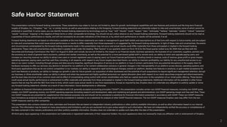 This presentation contains forward-looking statements. These statements may relate to, but are not limited to, plans for growth, technological capabilities and new features and products and the long-term financial
targets of Dropbox, Inc. ("Dropbox," "we," "us," or similar terms), as well as assumptions relating to the foregoing. Forward-looking statements are inherently subject to risks and uncertainties, some of which cannot be
predicted or quantified. In some cases, you can identify forward-looking statements by terminology such as "may," "will," "should," "could," "expect," "plan," "anticipate," "believe," "estimate," "predict," "intend," "potential,"
"would," "continue," “ongoing” or the negative of these terms or other comparable terminology. You should not put undue reliance on any forward-looking statements. Forward-looking statements should not be read as
a guarantee of future performance or results, and will not necessarily be accurate indications of the times at, or by, which such performance or results will be achieved, if at all.
Forward-looking statements are based on information available at the time those statements are made or management’s good-faith beliefs and assumptions as of that time with respect to future events, and are subject
to risks and uncertainties that could cause actual performance or results to differ materially from those expressed in, or suggested by, the forward-looking statements. In light of these risks and uncertainties, the events
and circumstances contemplated by the forward-looking statements made in this presentation may not occur and actual results could differ materially from those anticipated or implied in the forward-looking
statements. These risks and uncertainties are described in greater detail under the heading “Risk Factors” in our quarterly report on Form 10-Q for the fiscal quarter ended June 30, 2024 that we filed with the
Securities and Exchange Commission (the “SEC”) on August 9, 2024, and include, but are not limited to, the impact to our financial results, business operations, the business of our customers, suppliers, partners and
the economy as a result of general macro economic, political and market uncertainty, as well as the potential for a more permanent global shift to remote work; our ability to retain and upgrade paying users, and
increase our recurring revenue; our ability to attract new users or convert registered users to paying users; our future financial performance, including trends in revenue, costs of revenue, gross profit or gross margin,
operating expenses, paying users, and free cash flow, including, in all respects, with respect to any future targets described herein; our ability to maintain profitability; our liability for any unauthorized access to our
data or our users’ content, including through privacy and data security breaches, significant disruption of service on our platform or loss of content, particularly from any potential disruptions in the supply chain for
hardware necessary to offer our services; any decline in demand for our platform or for content collaboration solutions in general; changes in the interoperability of our platform across devices, operating systems, and
third-party applications that we do not control; competition in our markets; our ability to respond to rapid technological changes, extend our platform, develop new features or products, or gain market acceptance for
such new features or products, our ability to manage our growth or plan for future growth; our acquisition of other businesses and the potential of such acquisitions to require significant management attention, disrupt
our business, or dilute stockholder value; our ability to attract and retain key personnel and highly qualified personnel; our capital allocation plans with respect to our stock repurchase program and otherinvestments;
and the dual class structure of our common stock and its effect of concentrating voting control with certain stockholders who held our capital stock prior to the completion of our initial public offering. These factors
could cause actual results, performance or achievement to differ materially and adversely from those anticipated or implied in the forward-looking statements. Additional information will be available in other future
reports that we may file with the SEC from time-to-time, which could cause actual results to vary from expectations. Except as required by law, Dropbox does not undertake any obligation to publicly update or revise
any forward-looking statement, whether as a result of new information, future developments or otherwise.
In addition to financial information presented in accordance with U.S. generally accepted accounting principles (“GAAP”), this presentation includes certain non-GAAP financial measures, including non-GAAP gross
margin, non-GAAP operating income, non-GAAP operating expenses (including research and development, sales and marketing and general and administrative), non-GAAP operating margin and free cash flow. These
non-GAAP measures are presented for supplemental informational purposes only and should not be considered a substitute for financial information presented in accordance with GAAP. These non-GAAP measures
have limitations as analytical tools, and they should not be considered in isolation or as a substitute for analysis of other GAAP financial measures. The non-GAAP measures Dropbox uses may differ from the non-
GAAP measures used by other companies.
This presentation also contains statistical data, estimates and forecasts that are based on independent industry publications or other publicly available information, as well as other information based on our internal
sources. This information may be based on many assumptions and limitations, and you are cautioned not to give undue weight to such information. We have not independently verified the accuracy or completeness of
the data contained in the industry publications and other publicly available information. Dropbox does not undertake to update such data after the date of this presentation.
All third-party logos appearing in this presentation are trademarks or registered trademarks of their respective holders. Any such appearance does not necessarily imply any affiliation with or endorsement of Dropbox.
Safe Harbor Statement
2
 