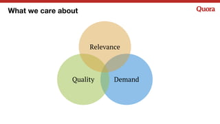 Machine Learning for Q&A Sites: The Quora Example | PDF