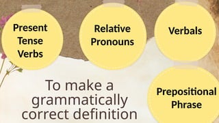 technical and operational definition in English 10 | PPTX