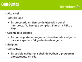 Introducción a la programación en Python | ODP
