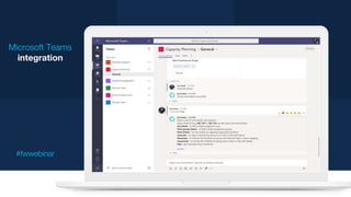 Microsoft Teams
integration
#fwwebinar
 