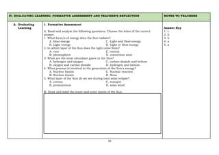 Comprehensive Grade 4 Science Lesson on the Sun and Its Importance | PDF