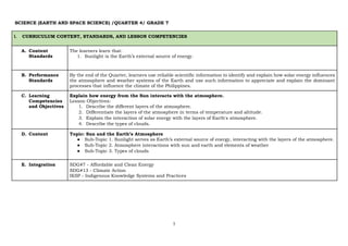 quarter 4 detailed lesson plan in science 7 | PDF