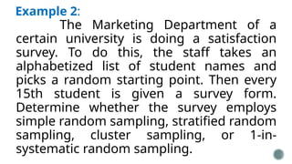 Student Sampling Sign Q4 Lesson 1, Parameter, Statistics and Sampling Plan.pptx