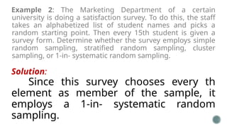 Student Sampling Sign Q4 Lesson 1, Parameter, Statistics and Sampling Plan.pptx