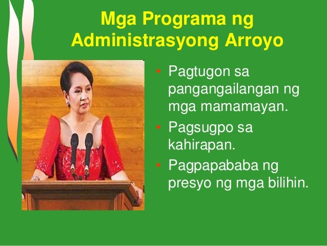 Q4 lesson 31 gloria macapagal-arroyo