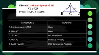 Congruence Postulates for Triangles | PDF
