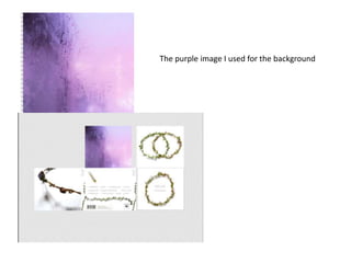 The purple image I used for the background
 